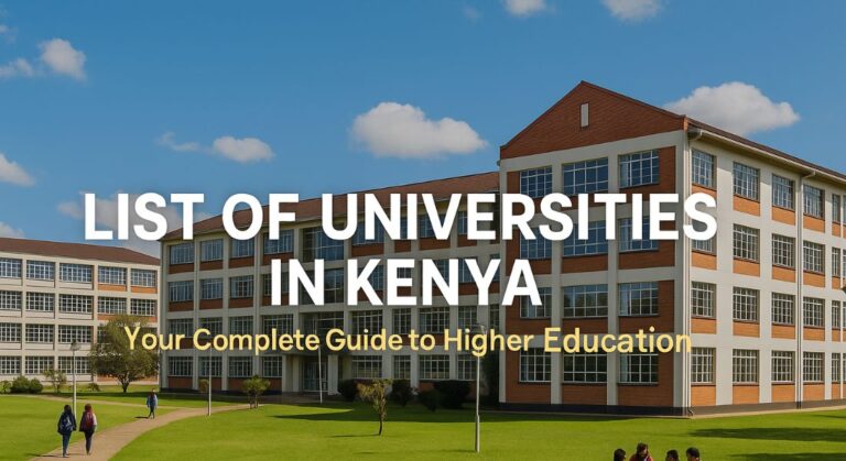 List of Universities in Kenya 2025